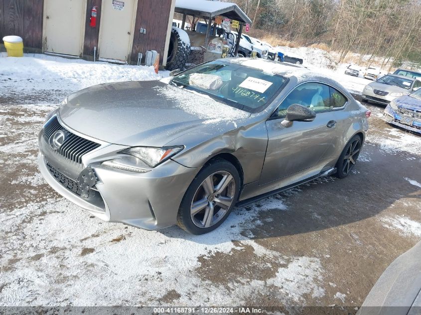 2015 Lexus Rc VIN: JTHSE5BCXF5002167 Lot: 41168791