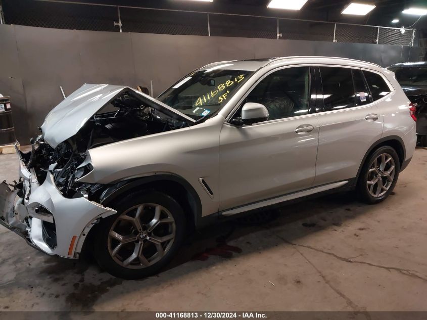 2020 BMW X3 xDrive30I VIN: 5UXTY5C0XLLT35587 Lot: 41168813