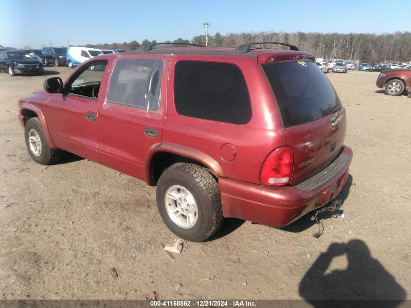 1999 Dodge Durango VIN: 1B4HR28Y6XF707848 Lot: 41168862