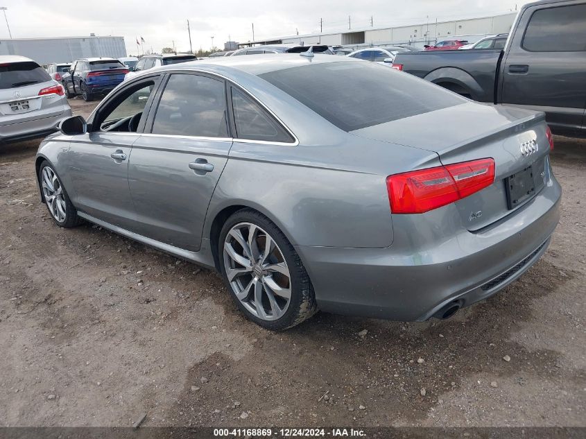 2013 Audi A6 3.0T Premium VIN: WAUHGAFC3DN131239 Lot: 41168869