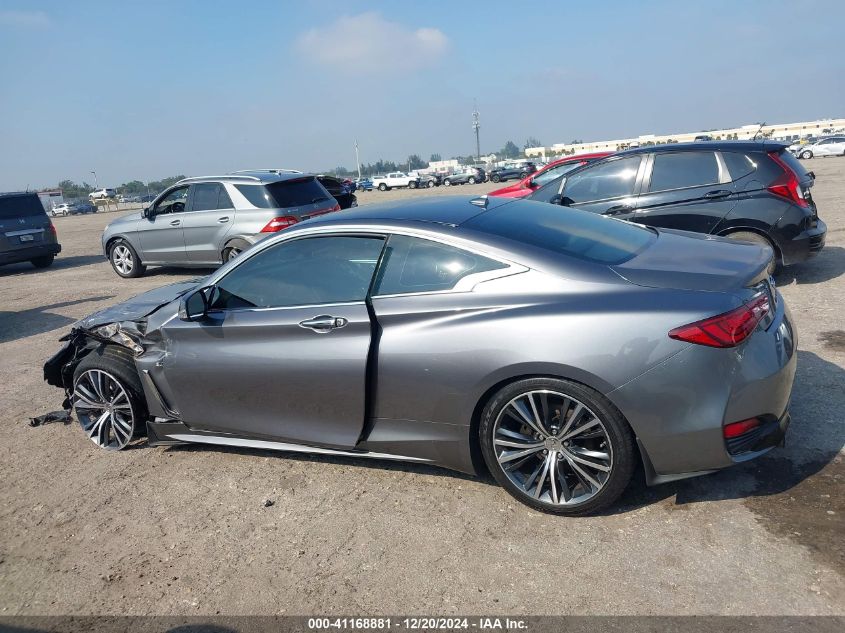 2018 Infiniti Q60 3.0T Luxe VIN: JN1EV7EK0JM341647 Lot: 41168881