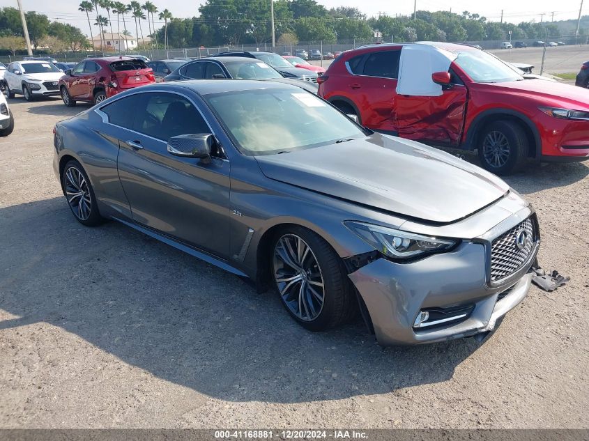 2018 Infiniti Q60 3.0T Luxe VIN: JN1EV7EK0JM341647 Lot: 41168881