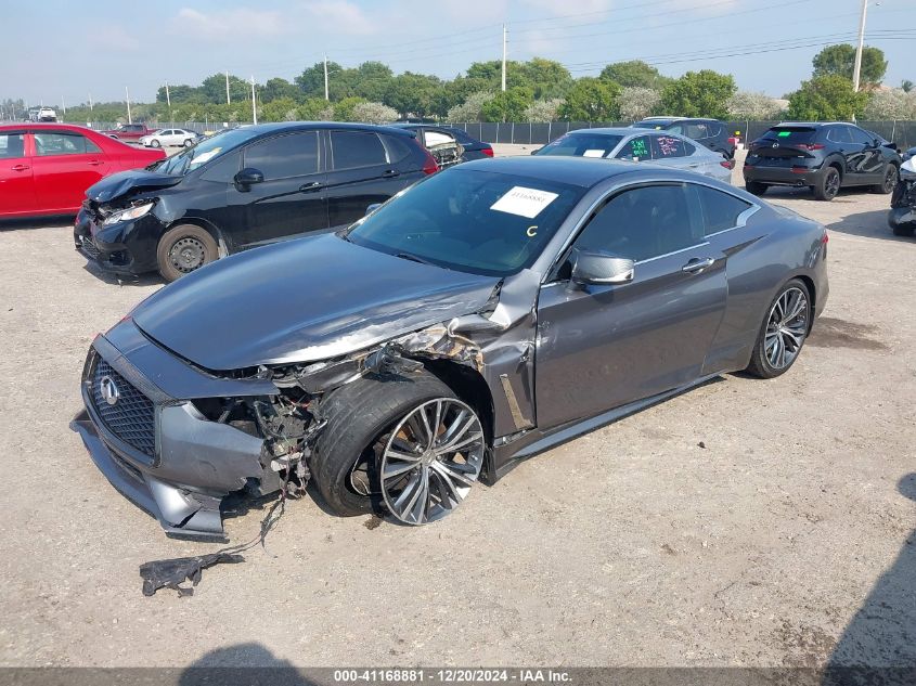 2018 Infiniti Q60 3.0T Luxe VIN: JN1EV7EK0JM341647 Lot: 41168881