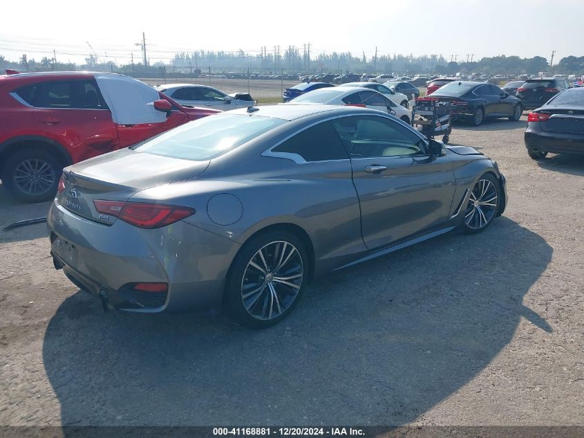 2018 Infiniti Q60 3.0T Luxe VIN: JN1EV7EK0JM341647 Lot: 41168881