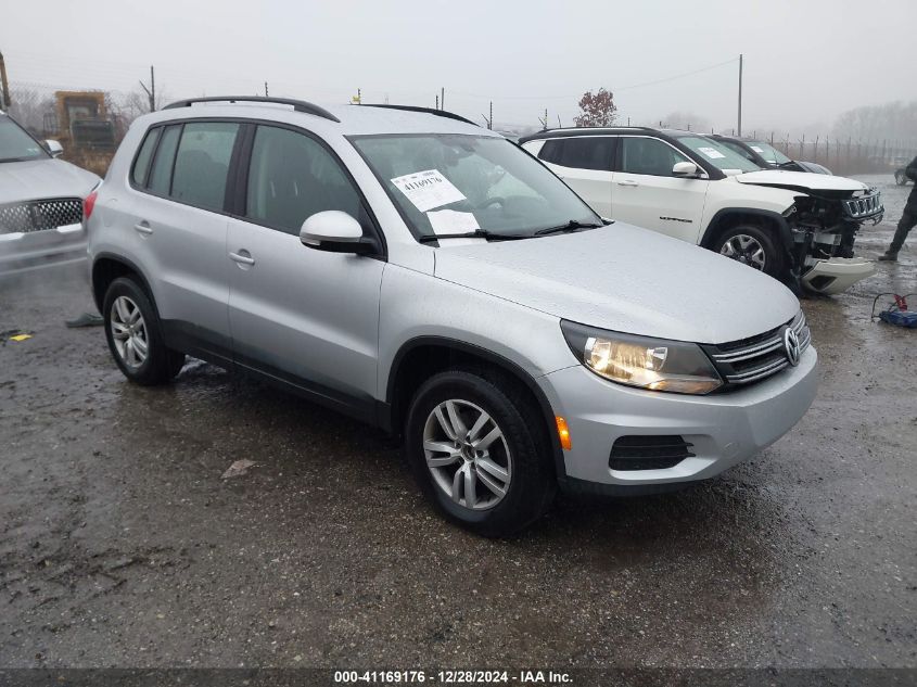 2017 Volkswagen Tiguan 2.0T/2.0T S VIN: WVGAV7AX2HK019848 Lot: 41169176