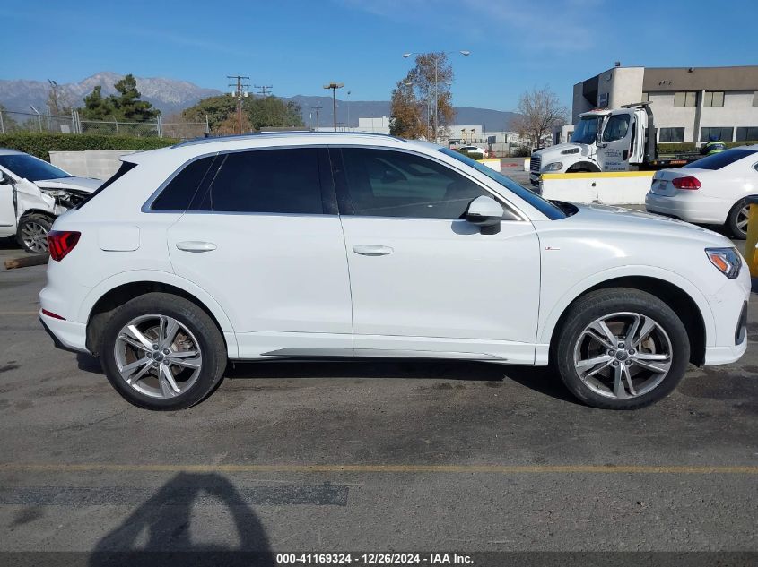 2019 Audi Q3 2.0T S Line Premium VIN: WA1EECF35K1071194 Lot: 41169324