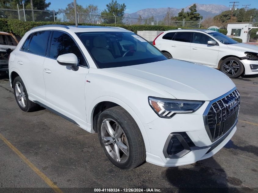 2019 Audi Q3 2.0T S Line Premium VIN: WA1EECF35K1071194 Lot: 41169324