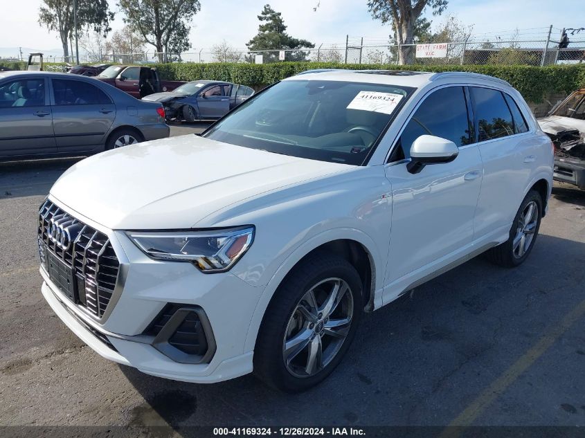 2019 Audi Q3 2.0T S Line Premium VIN: WA1EECF35K1071194 Lot: 41169324