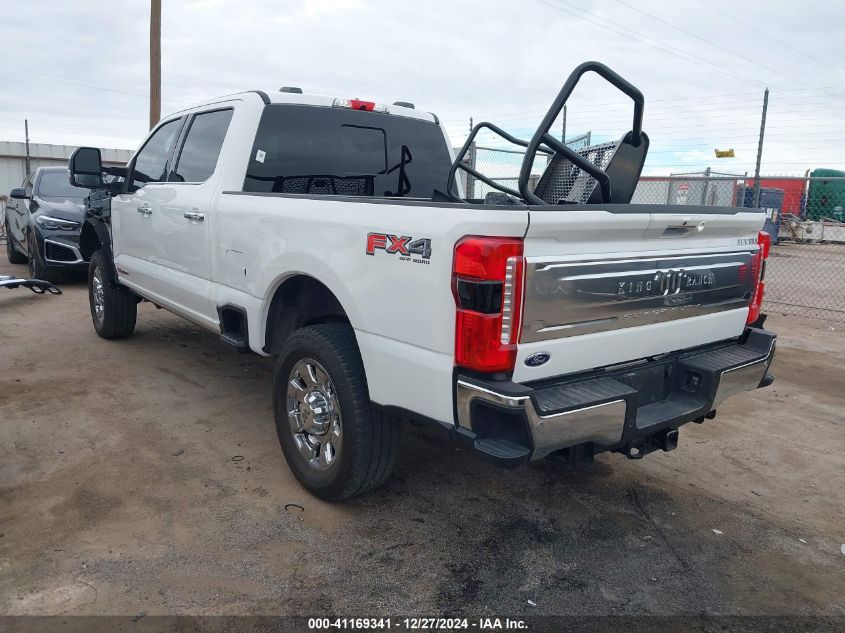 2024 Ford F-250 King Ranch VIN: 1FT8W2BM2RED52509 Lot: 41169341