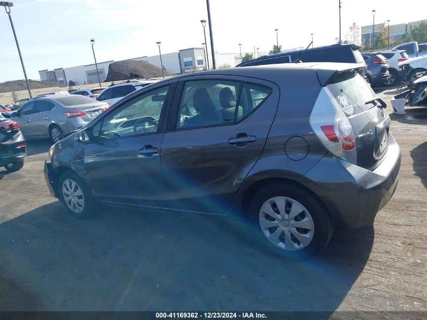 2014 Toyota Prius C Two VIN: JTDKDTB38E1076279 Lot: 41169362