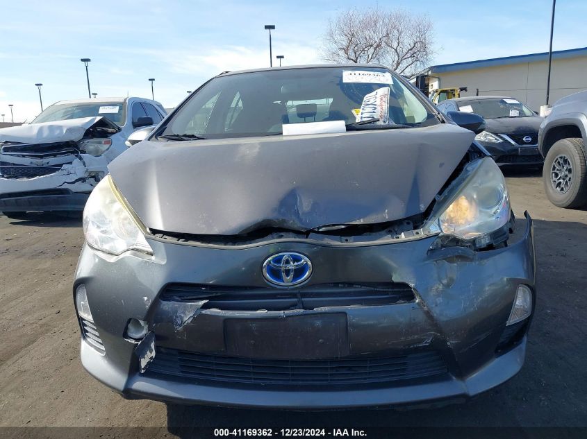 2014 Toyota Prius C Two VIN: JTDKDTB38E1076279 Lot: 41169362