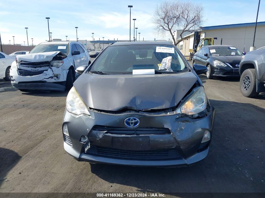 2014 Toyota Prius C Two VIN: JTDKDTB38E1076279 Lot: 41169362