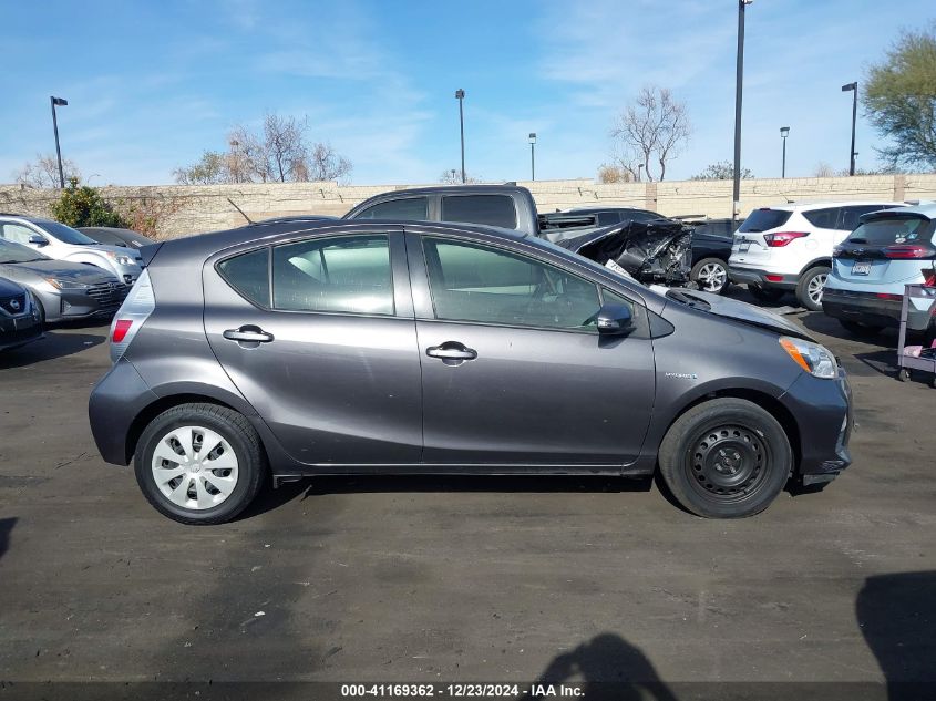 2014 Toyota Prius C Two VIN: JTDKDTB38E1076279 Lot: 41169362