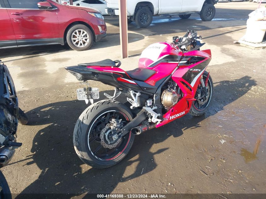 2023 Honda Cbr500 Ra VIN: MLHPC6253P5400288 Lot: 41169388