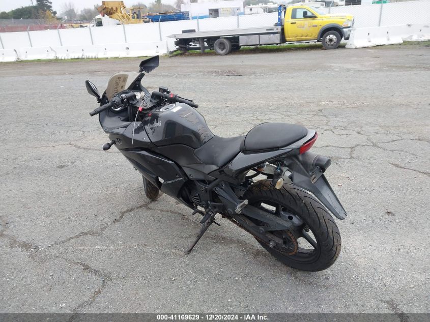 2012 Kawasaki Ex250 J VIN: JKAEXMJ16CDAB3048 Lot: 41169629