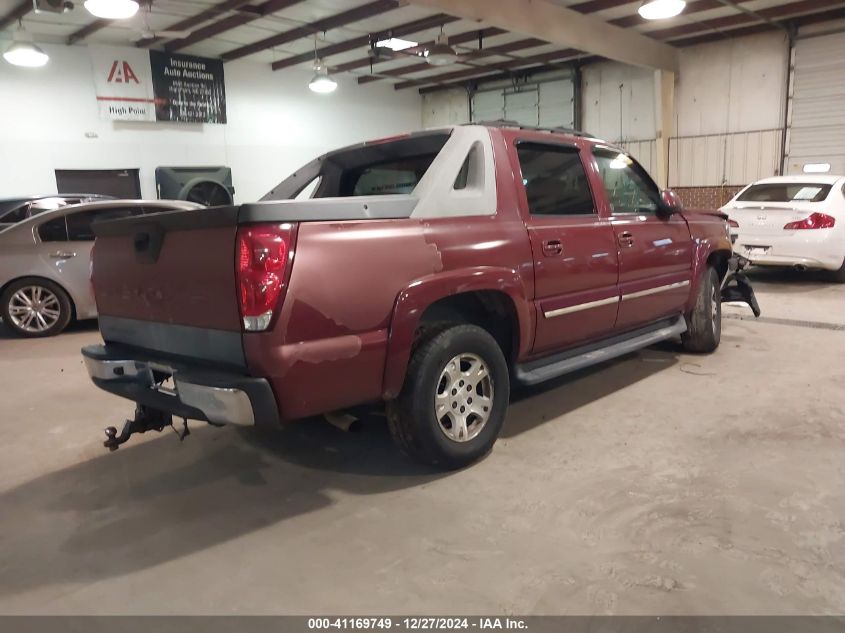 2005 Chevrolet Avalanche 1500 Z66 VIN: 3GNEC12Z05G190729 Lot: 41169749