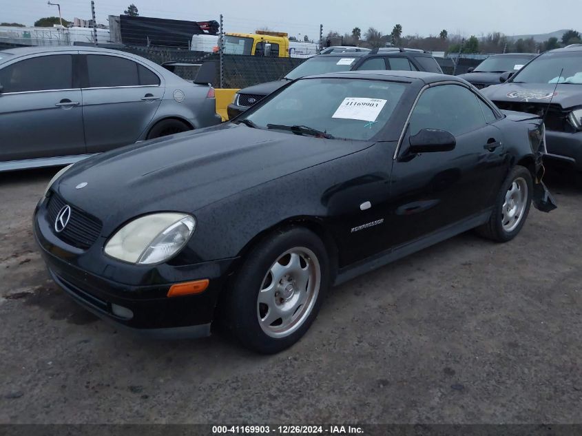 1999 Mercedes-Benz Slk 230 Kompressor VIN: WDBKK47F5XF086268 Lot: 41169903