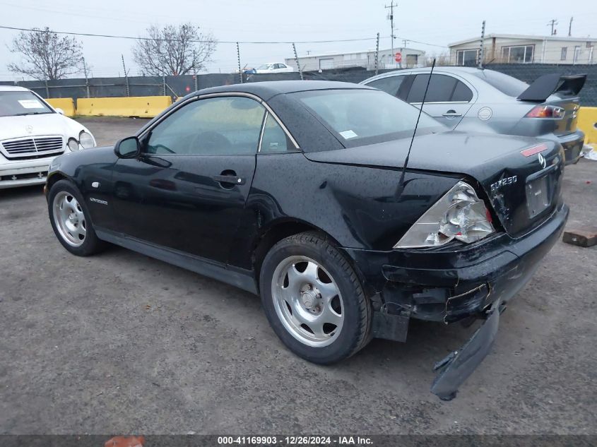 1999 Mercedes-Benz Slk 230 Kompressor VIN: WDBKK47F5XF086268 Lot: 41169903