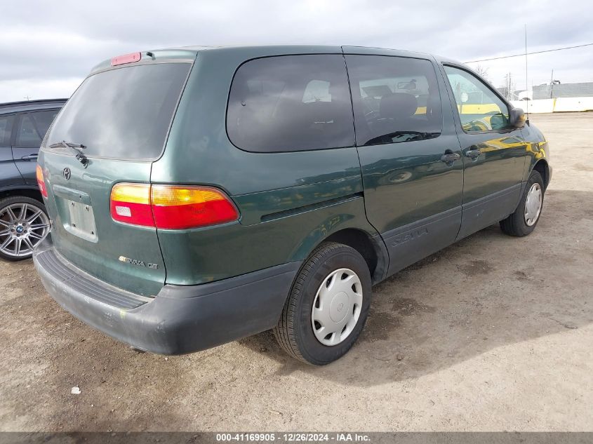 2000 Toyota Sienna Ce VIN: 4T3ZF19C8YU246441 Lot: 41169905