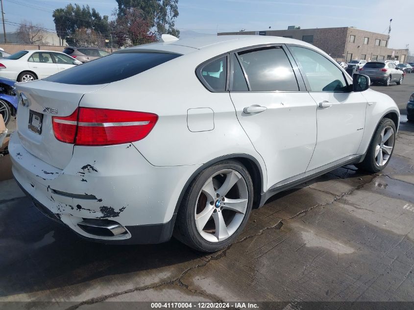 2009 BMW X6 xDrive50I VIN: 5UXFG83519LZ93496 Lot: 41170004