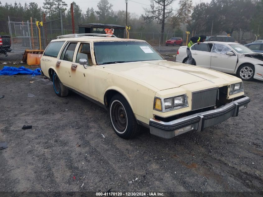 1987 Buick Lesabre Estate VIN: 1G4BR81Y1HX402819 Lot: 41170120