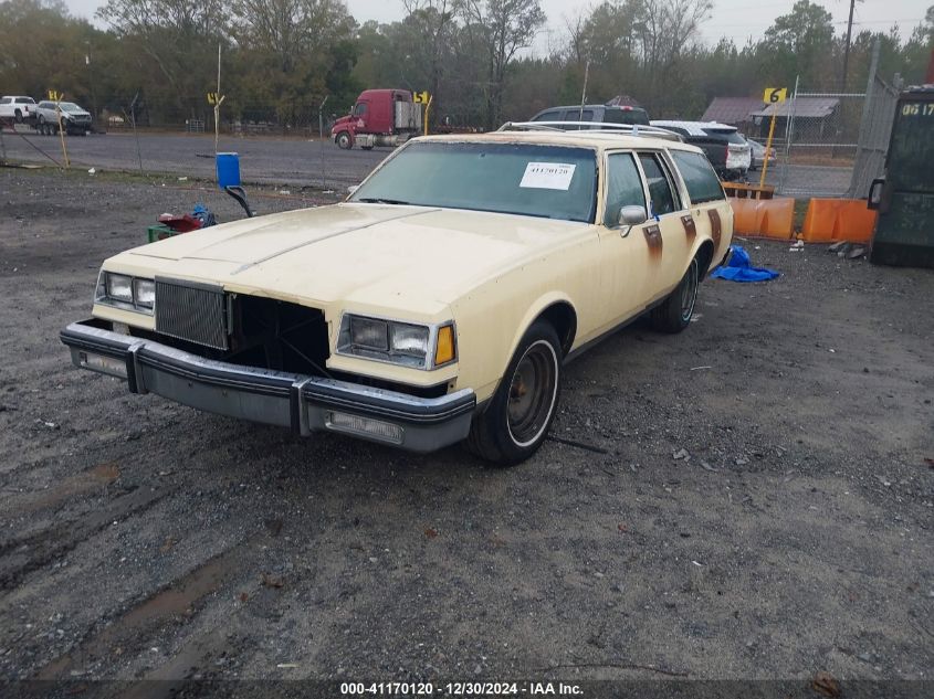 1987 Buick Lesabre Estate VIN: 1G4BR81Y1HX402819 Lot: 41170120