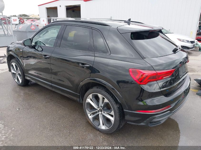 2021 Audi Q3 Premium Plus 45 Tfsi S Line Quattro Tiptronic VIN: WA1EECF38M1064663 Lot: 41170122