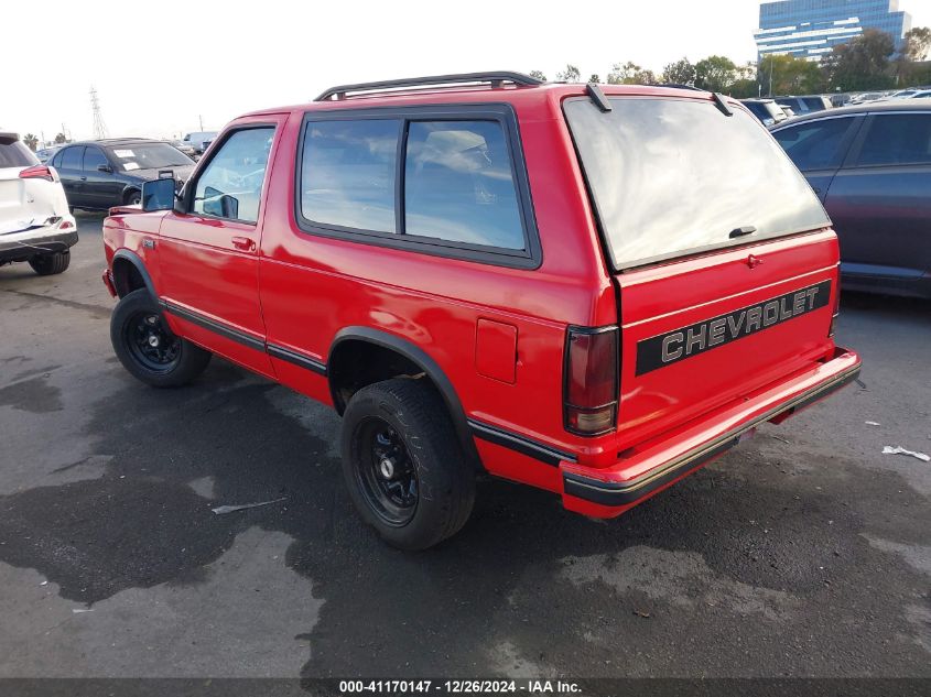 1988 Chevrolet Blazer S10 VIN: 1GNCS18Z8J8200764 Lot: 41170147