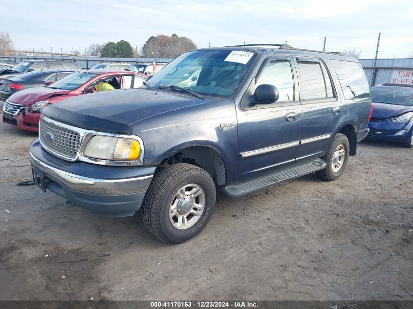 2000 Ford Expedition Xlt VIN: 1FMPU16LXYLB14393 Lot: 41170163