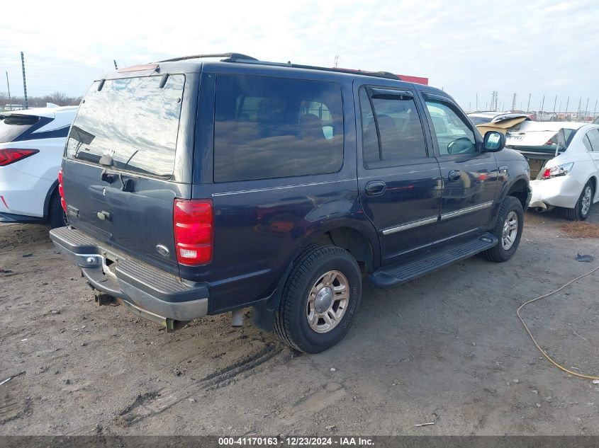 2000 Ford Expedition Xlt VIN: 1FMPU16LXYLB14393 Lot: 41170163