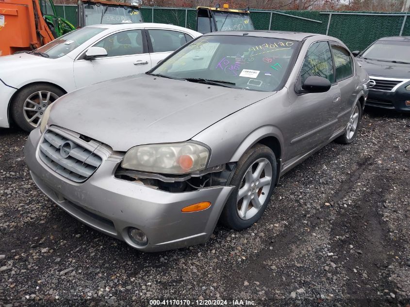 2002 Nissan Maxima Se VIN: JN1DA31D02T434425 Lot: 41170170