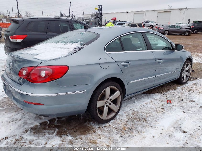 2011 Volkswagen Cc Luxury VIN: WVWHN7AN7BE712339 Lot: 41170326