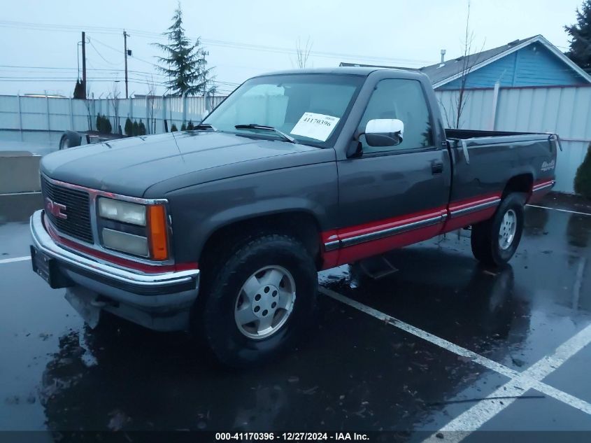 1993 GMC Sierra K1500 VIN: 1GTEK14K6PE529709 Lot: 41170396