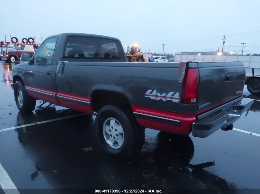 1993 GMC Sierra K1500 VIN: 1GTEK14K6PE529709 Lot: 41170396