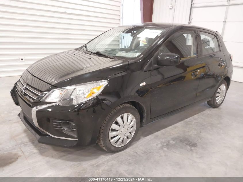 2022 Mitsubishi Mirage Es/Le VIN: ML32AUHJ8NH005131 Lot: 41170419