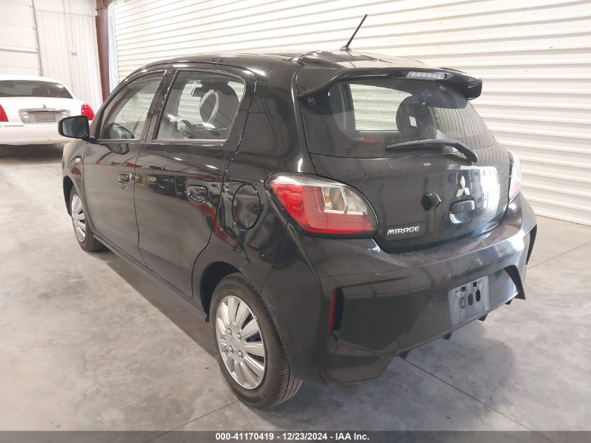 2022 Mitsubishi Mirage Es/Le VIN: ML32AUHJ8NH005131 Lot: 41170419