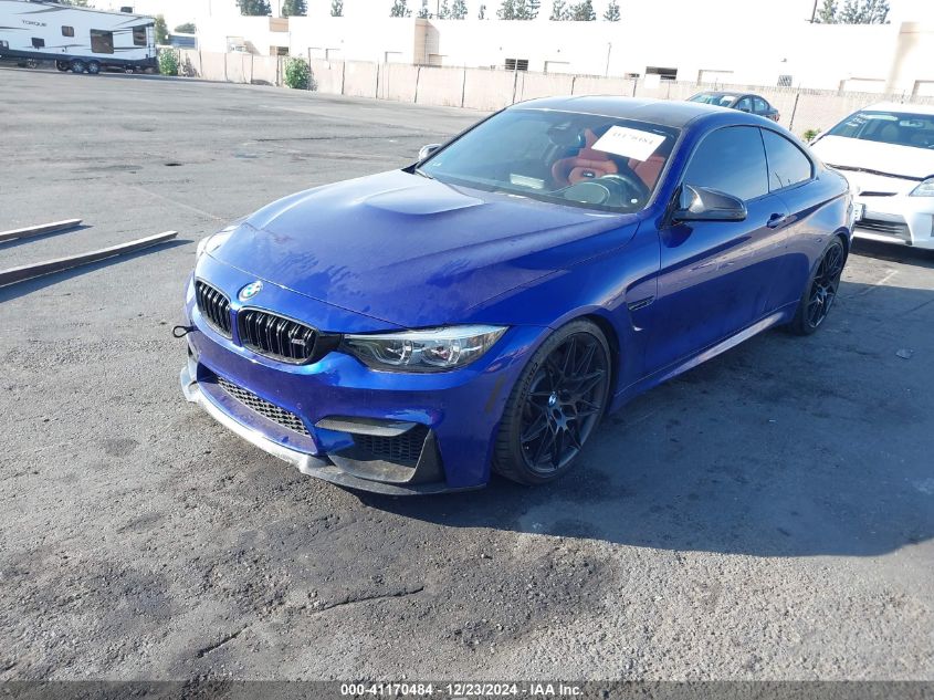 2020 BMW M4 VIN: WBS4Y9C07LFH80828 Lot: 41170484