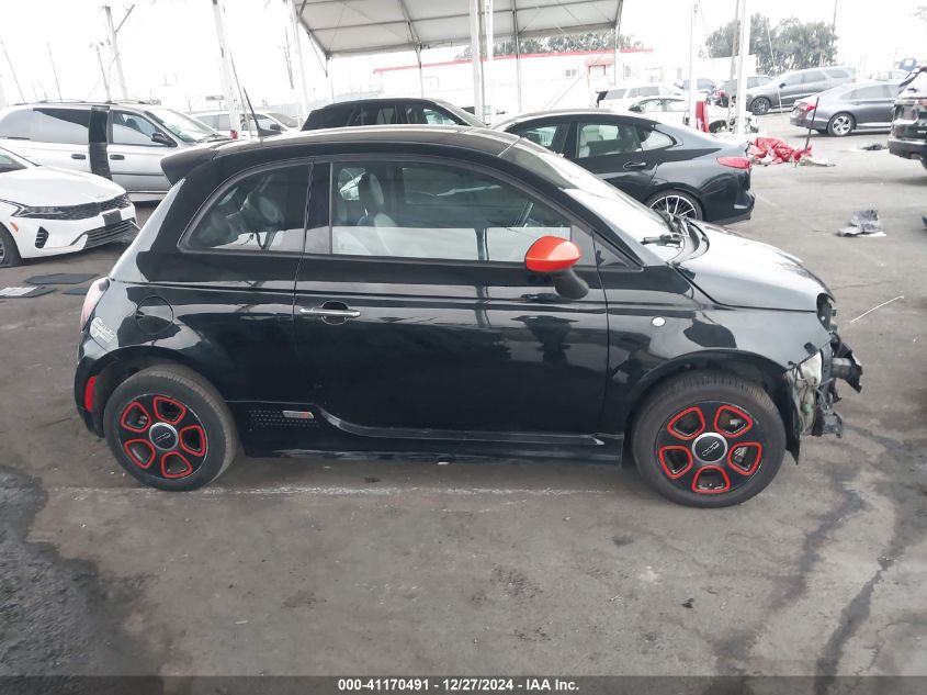 2016 Fiat 500E Battery Electric VIN: 3C3CFFGE5GT113749 Lot: 41170491