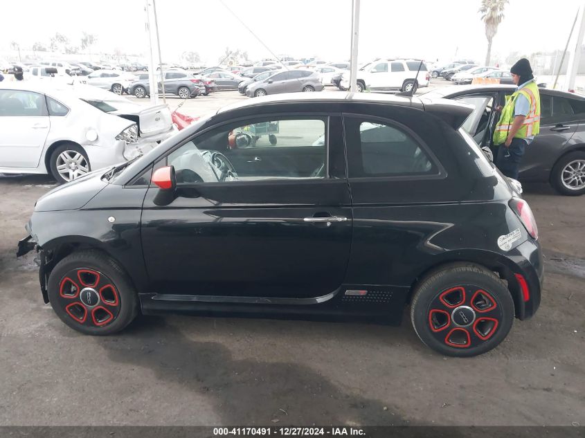 2016 Fiat 500E Battery Electric VIN: 3C3CFFGE5GT113749 Lot: 41170491