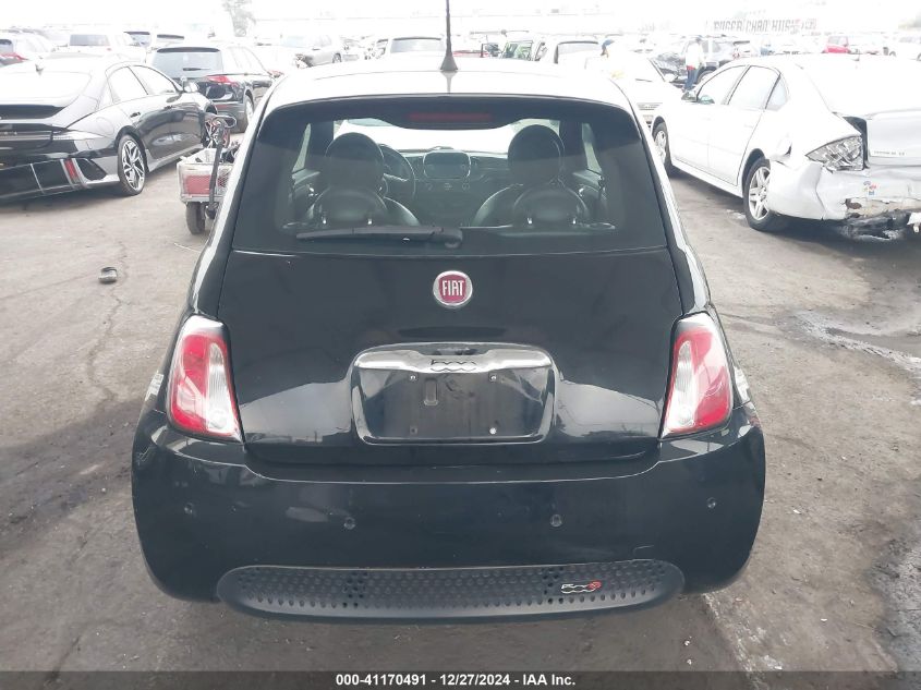 2016 Fiat 500E Battery Electric VIN: 3C3CFFGE5GT113749 Lot: 41170491