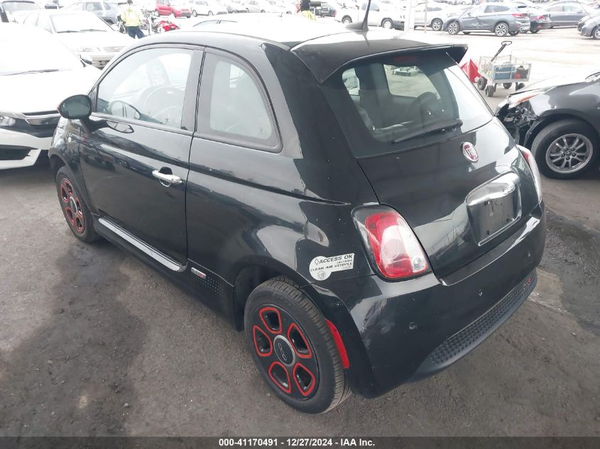 2016 Fiat 500E Battery Electric VIN: 3C3CFFGE5GT113749 Lot: 41170491