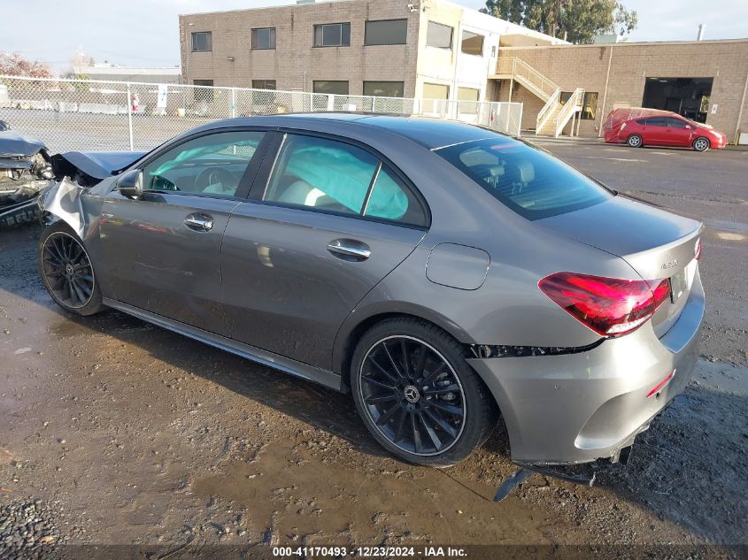 2020 Mercedes-Benz A VIN: W1K3G4EB7LW045308 Lot: 41170493