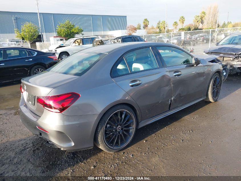 2020 Mercedes-Benz A VIN: W1K3G4EB7LW045308 Lot: 41170493