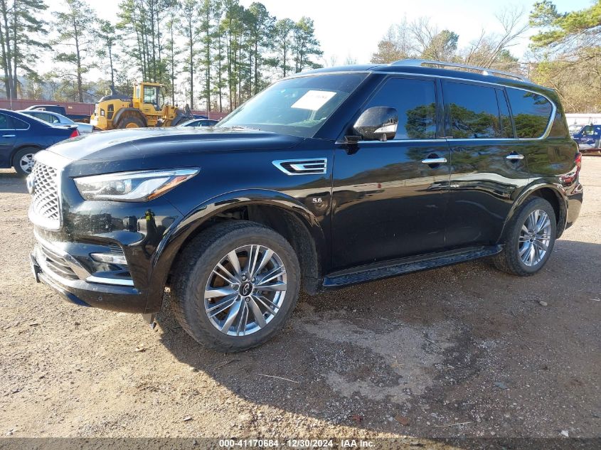 2019 Infiniti Qx80 Luxe VIN: JN8AZ2NF1K9686474 Lot: 41170684