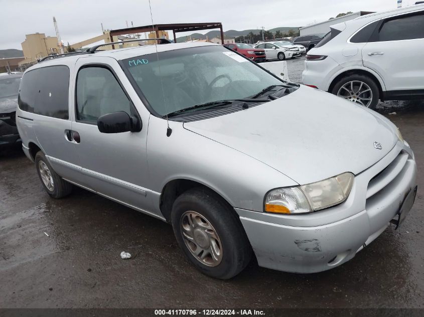 2001 Nissan Quest Gxe VIN: 4N2ZN15T41D804567 Lot: 41170796