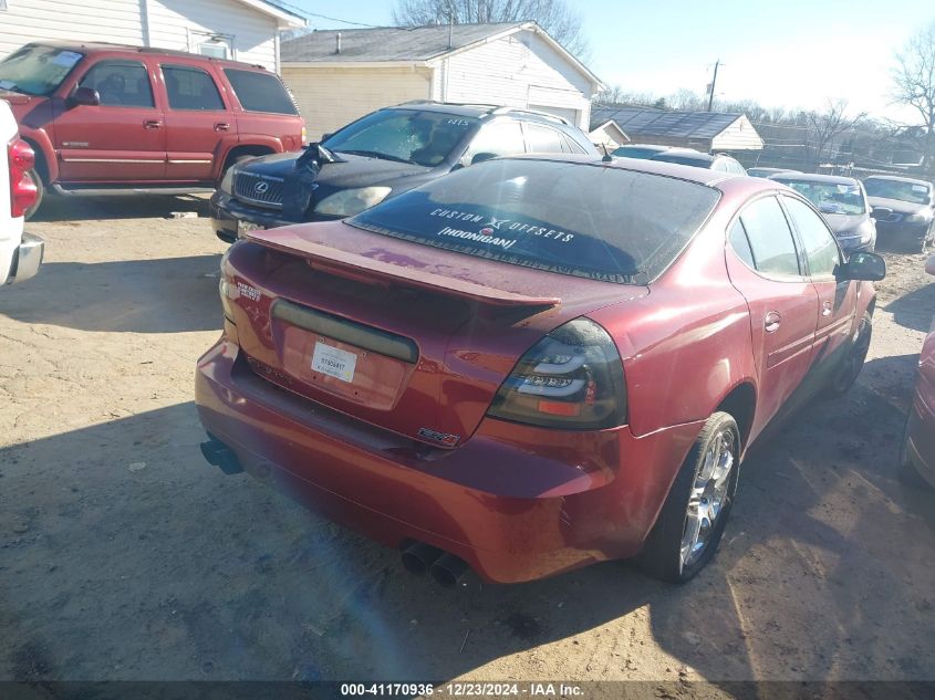 2008 Pontiac Grand Prix Gxp VIN: 2G2WC58C081138851 Lot: 41170936