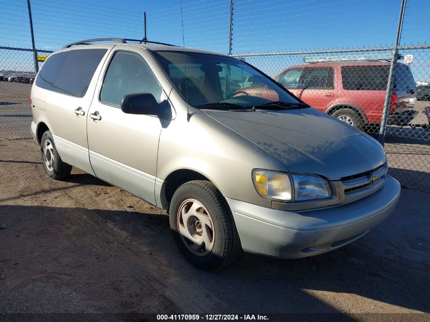 2000 Toyota Sienna Xle VIN: 4T3ZF13C2YU268511 Lot: 41170959