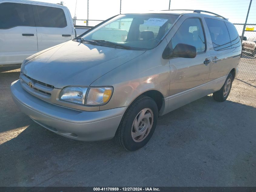 2000 Toyota Sienna Xle VIN: 4T3ZF13C2YU268511 Lot: 41170959