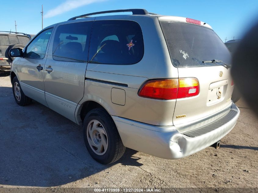 2000 Toyota Sienna Xle VIN: 4T3ZF13C2YU268511 Lot: 41170959