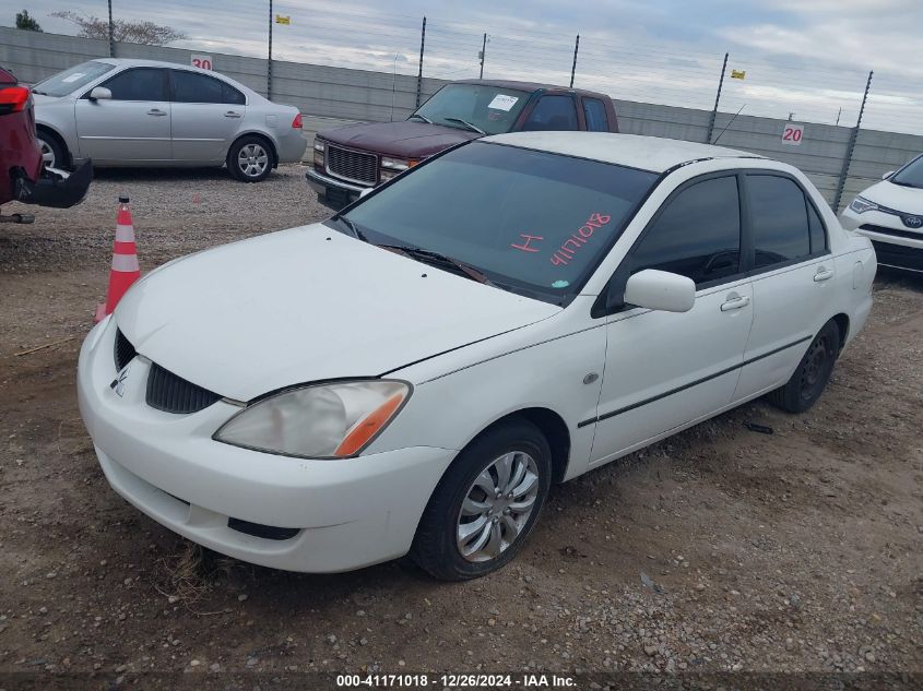 2005 Mitsubishi Lancer Es VIN: JA3AJ26E55U026382 Lot: 41171018